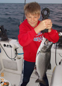 Boys Catch Two 25lb and 1 22 lb King Salmon!