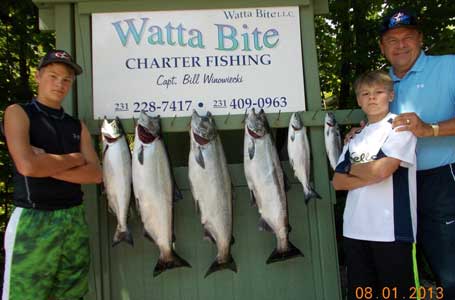 Boys Catch Two 25lb and 1 22 lb King Salmon!