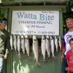 Watta Fun Day Fishing Together on Lake Michigan!