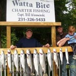 Beautiful Windy Fishing Day on Lake Michigan!