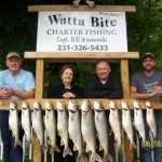 Watta Family Catch on Lake Michigan