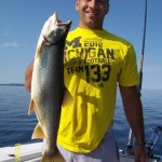 Great Weather and Good Catch near Sleeping Bear Dunes