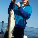 Fun Fishing on Lake Michigan