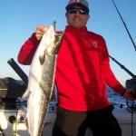 Great Day for Fishing on Lake Michigan