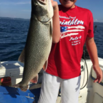 Watta Bite Lake Trout Afternoon on Lake Michigan