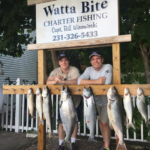 Watta mixed day of Lake Trout and Salmon