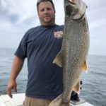 Great fishing on Lake Michigan